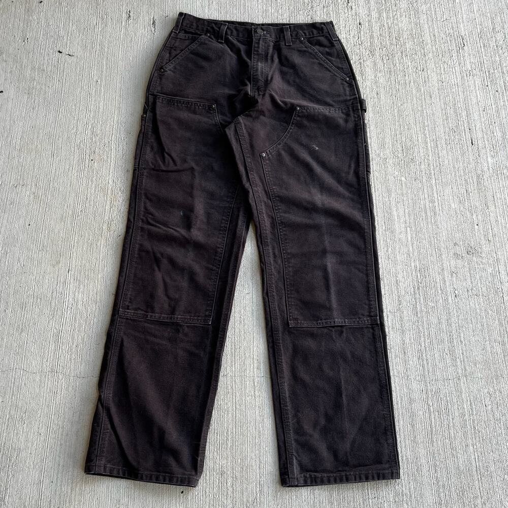 Carhartt brown double knee work wear carpenter pants